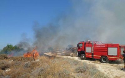 Πυρκαγιά στον Άγιο Αθανάσιο Λεμεσού – Υπό τον έλεγχο της Πυροσβεστικής