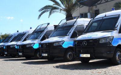 Cyprus Police | Five new anti-riot transport vehicles – Photos