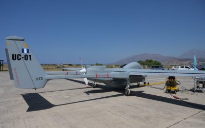 Πτώση drone HERON 1 της FRONTEX που επιχειρούσε με το Λιμενικό Σώμα