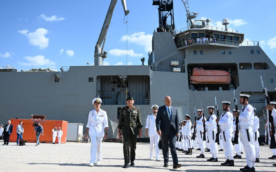 Hellenic Navy | Signing ceremony of General Support Ship “Perseas” handover