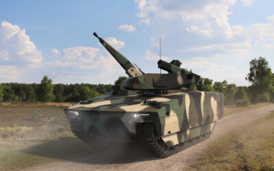 Rheinmetall | Σύστημα αεράμυνας Skyranger σε όχημα Lynx