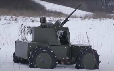 Ουκρανία | Ανάπτυξη νέου μη επανδρωμένου mini tank – VIDEO