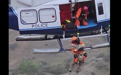 Αστυνομία Κύπρου | Διάσωση με ελικόπτερο της ΜΑΕΠ σε χαράδρα 100 μέτρων – VIDEO