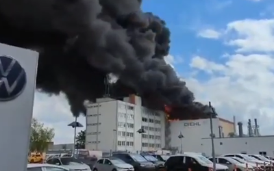 Πυρκαγιά στο εργοστάσιο της DIEHL στην Γερμανία – VIDEO
