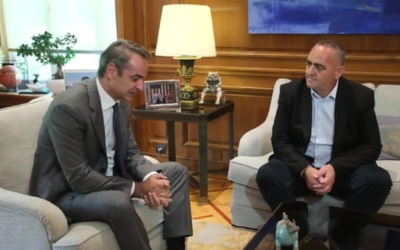 Ο Φρέντι Μπελέρης στην Ελλάδα – Συνάντηση με τον Πρωθυπουργό