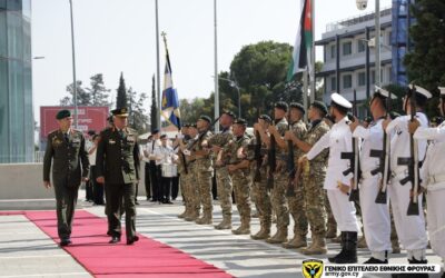 Κύπρος | Επίσκεψη του Αρχηγού Ενόπλων Δυνάμεων της Ιορδανίας – Πρόθεση για εμβάθυνση στρατιωτικής συνεργασίας