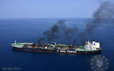 Red Sea | Difficult towing of the Greek-owned tanker Sounion