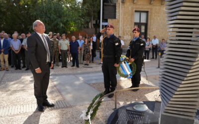 Επιμνημόσυνος Λόγος του Υπουργού Άμυνας Βασίλη Πάλμα στο ετήσιο μνημόσυνο των πεσόντων του 3ου Λόχου του 211 Τάγματος Πεζικού