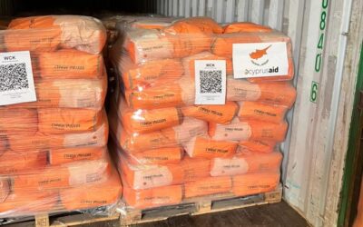 Η Κύπρος έστειλε 1200 τόνους ανθρωπιστικής βοήθειας στη Γάζα