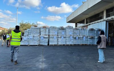 Materials for shelters and humanitarian aid to Gaza via Cyprus