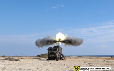 Εθνική Φρουρά | Βολές Πυροβολικού με αυτοκινούμενα πυροβόλα 155 χιλ