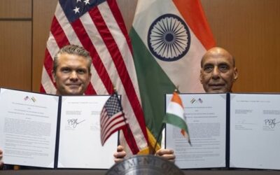 USA | Signing of 10-Year Defence Agreement with India
